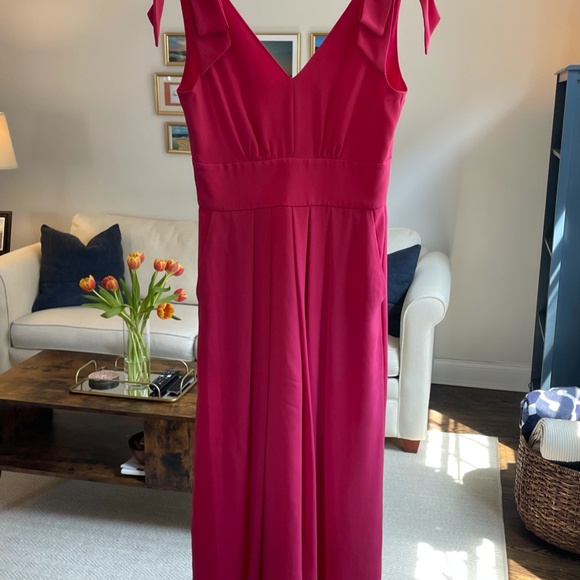 Drapey tie-shoulder jumpsuit - Picture 3 of 5